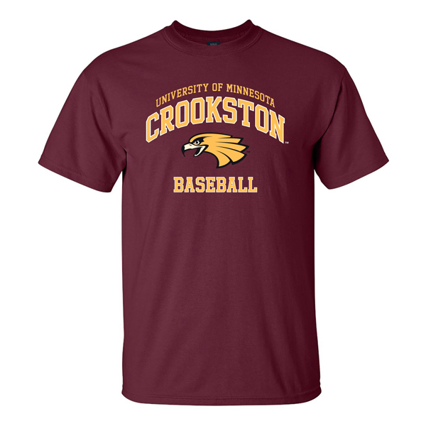 MV Sport University of Minnesota Crookston Baseball T Shirt